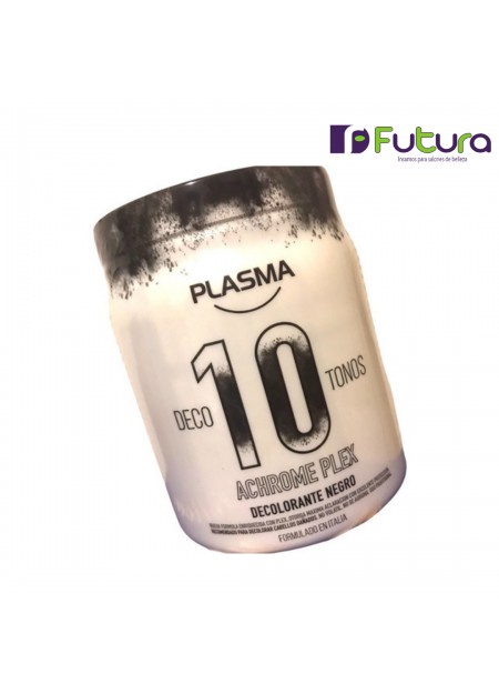 Polvo decolorante NEGRO 10 tonos ACHROME PLEX - PLASMA